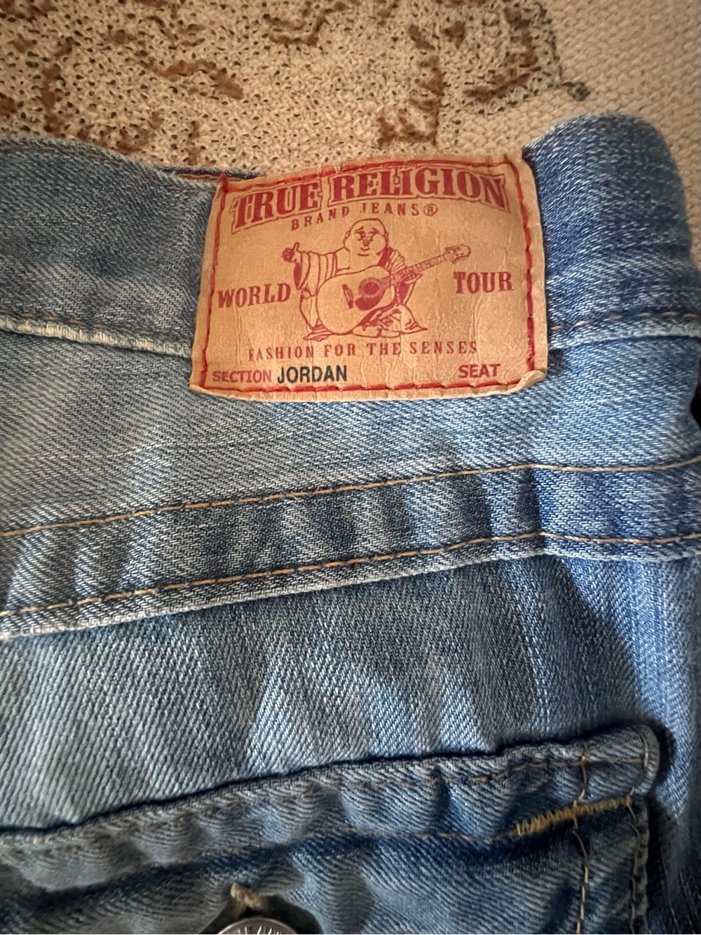 Vintage True Religion Jordan Jeans - Low rise - Straight fit — Size 24